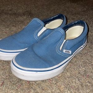 Blue Slip-On Vans